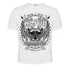 Футболка AC/DC Highway to Hell White